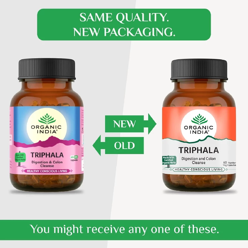 Organic India Triphala, 60 Capsules-2.webp
